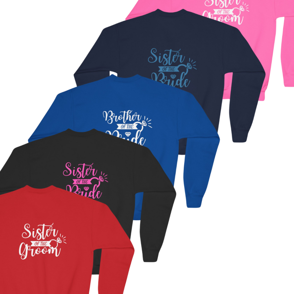 youth custom crewnecks